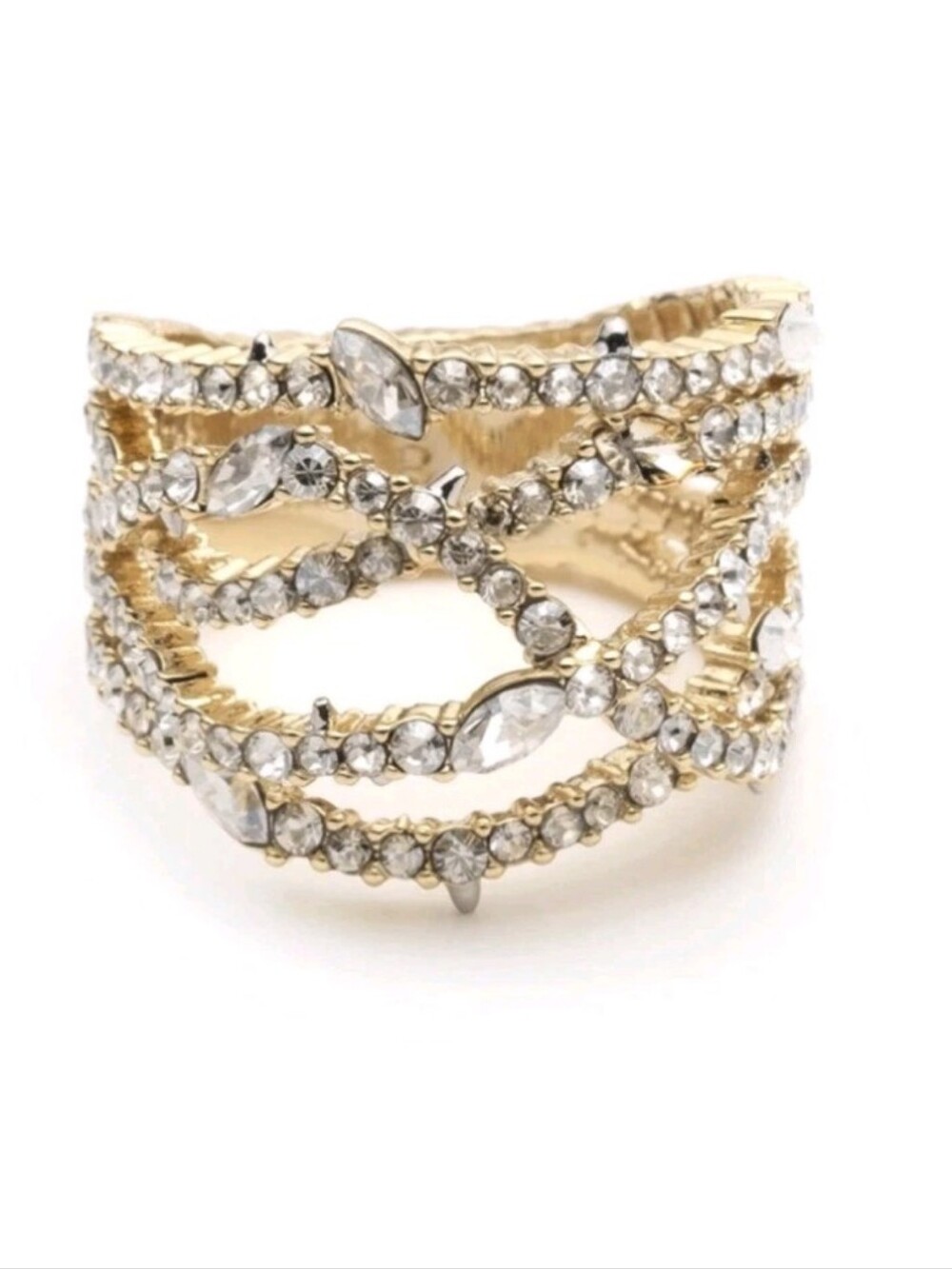 Alexis Bittar Pave Orbiting Ring Size 7 - Picture 4 of 8